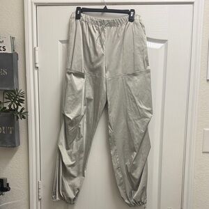 Zara Women's Light Gray Track Pants